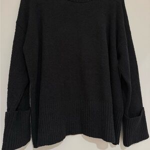 ANRABESS Women’s Oversized Black Knit Sweater